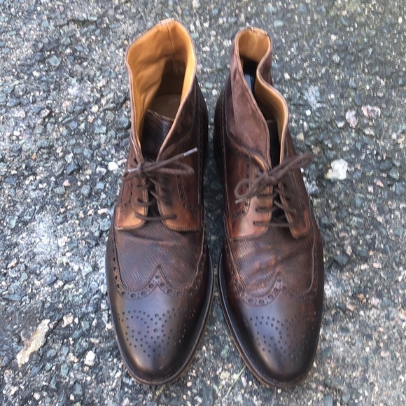 Magnanni Wingtip Leather Boots - Men\'s Size 11 main image 4